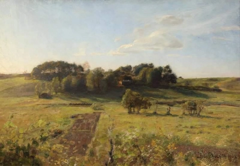 Vista de un paisaje 1902