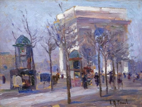 The Arc De Triomphe Ca. 1920
