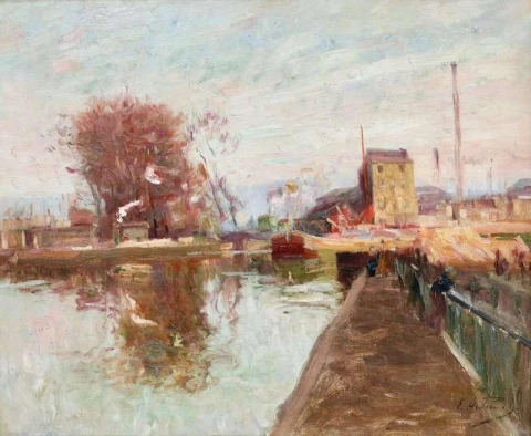 Quai de la Gironde Parijs ca. 1890