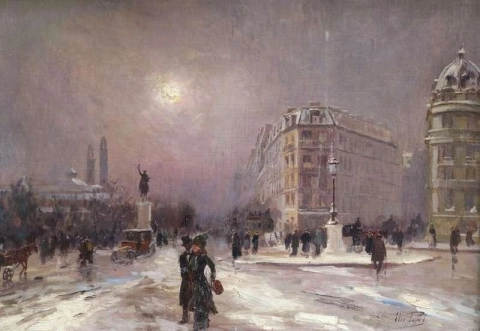 1920 年巴黎的冬天