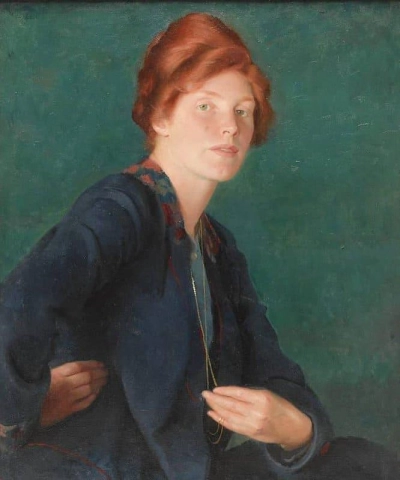 امرأة ذات شعر أحمر 1922