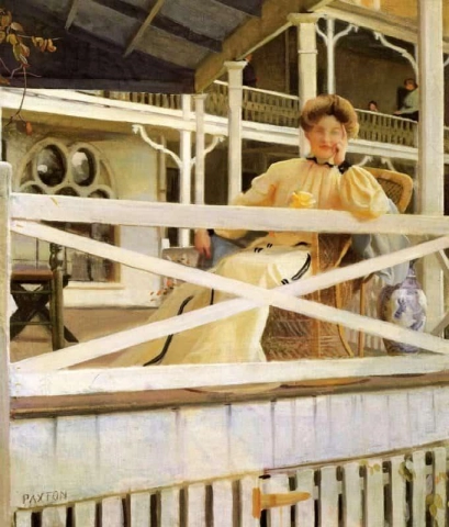 Valkoinen veranta n. 1902