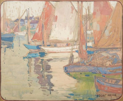 Boats In A Harbor