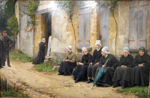Деревенские похороны в Бретани, 1891 г.