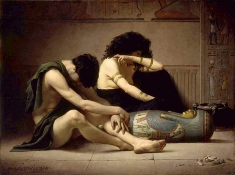 Оплакивание смерти первенца Египта 1877 г.