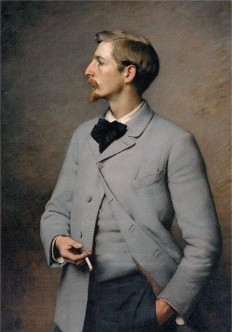 Portret van Paul Wayland Bartlett ca. 1890