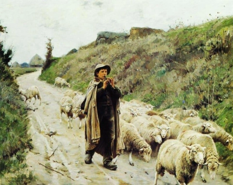 Rückkehr der Herde 1888