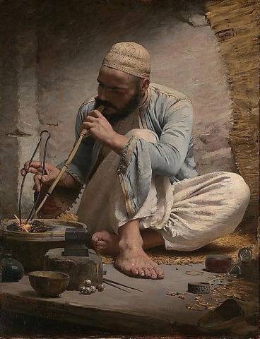 The Arab Jeweler Ca. 1882