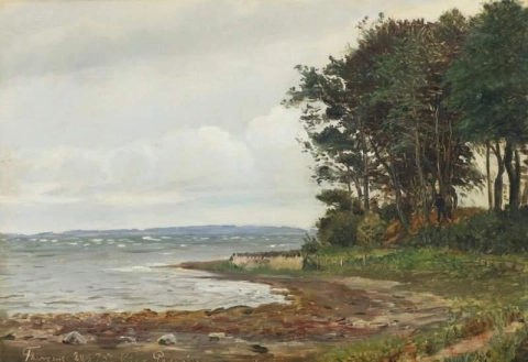 Прибрежный пейзаж 1875 г.