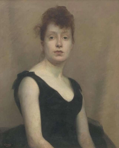 صورة لفتاة 1890