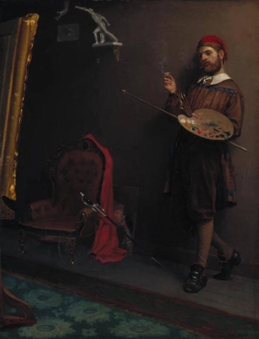 Il pittore 1880