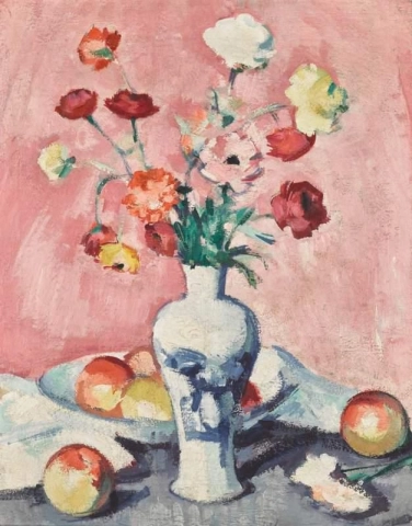 Carnations And Ranunculus Early 1920