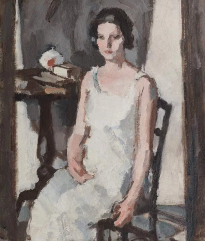 Meisje in het wit 1927