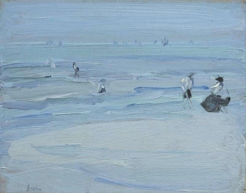 Strand van Parijs ca. 1907