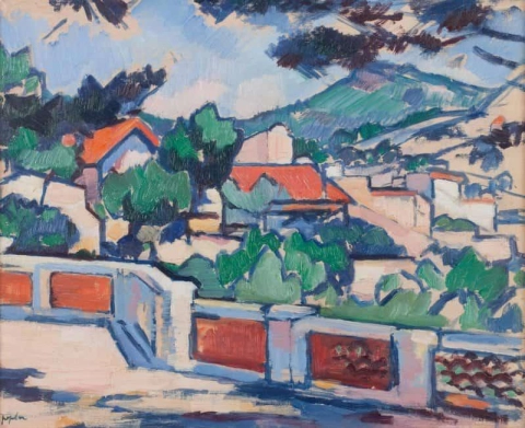 Het terras Cassis ca. 1913