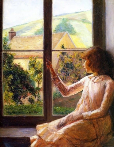 Kind im Fenster 1891