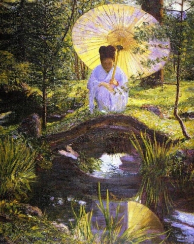 In einem japanischen Garten 1898-1901