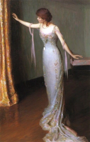 Lady In An Evening Dress 1911