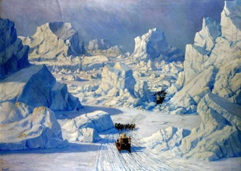 格陵兰岛狗拉雪橇 1