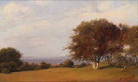A Forest Glade By Oresund 1846