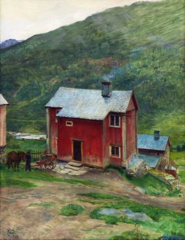 Rod Stuga I Fjordlandskap 1920