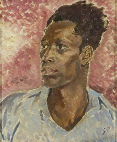 黑人头像，约 1935 年