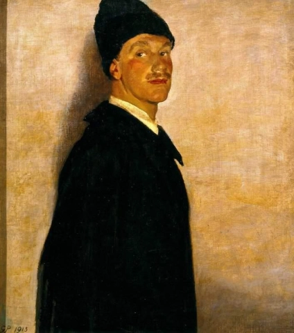 الرجل ذو الرداء الأسود 1913