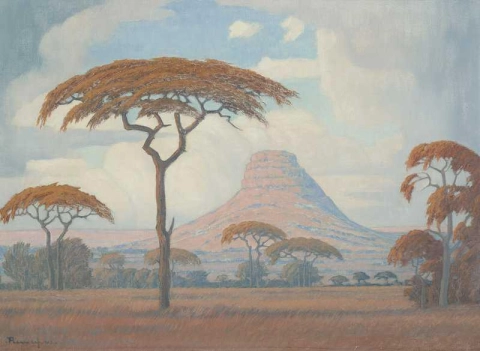 Acacias With Kranskop Beyond Limpopo Province 1942