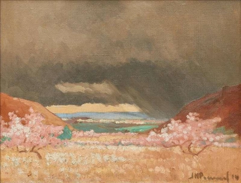 プレトリア上空を進む嵐 1914