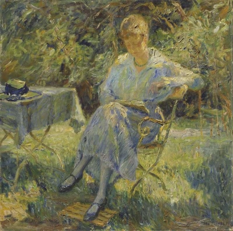 Im Garten 1918
