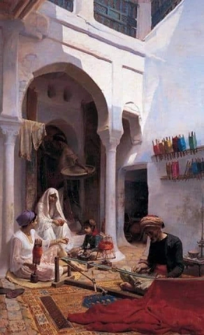 Studie eines Innenraums in Algier