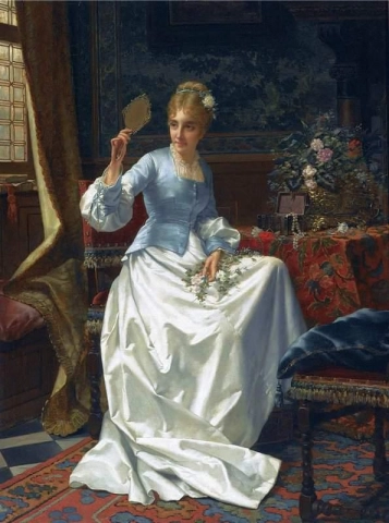 A Beauty In An Interior 1882
