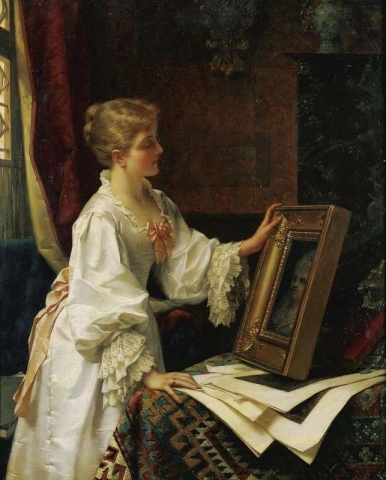 引人注目的肖像 1886