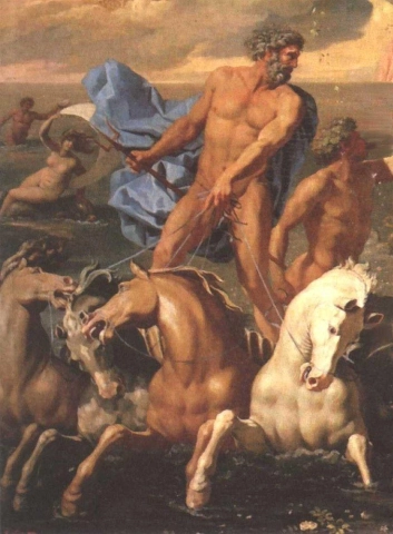Chick Nicolas Triumph of Neptune ja Amphitrite Detail