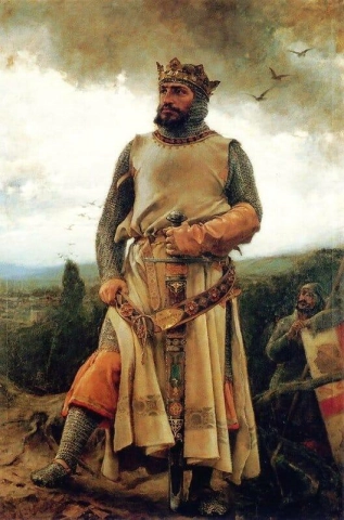 صورة للملك ألفونسو الأول ملك أراغون المقاتل