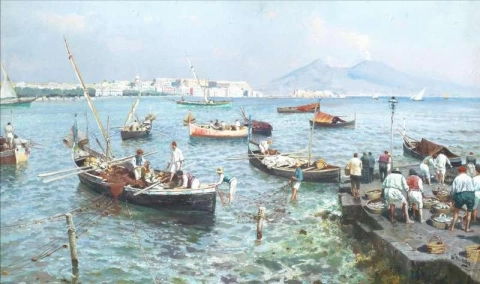 Fischerboote in der Bucht von Neapel 1