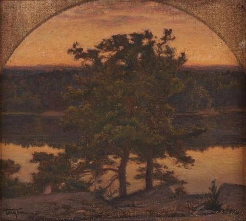Den Ljusa Natten Skisse ca 1898-99
