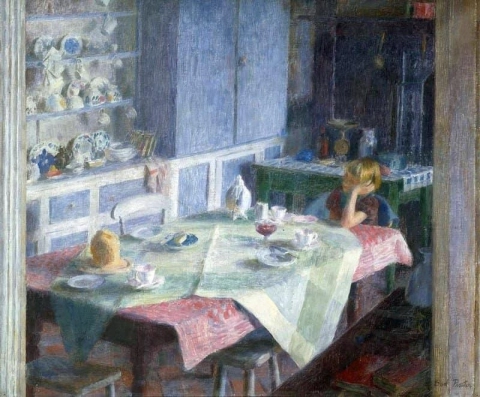 Кухня в Миртл-коттедже, около 1930-35 гг.