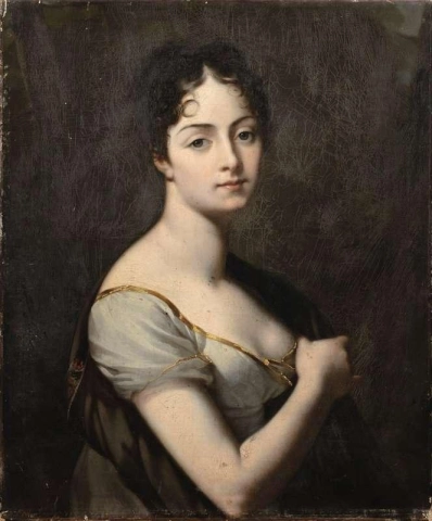 Porträtt av Adrienne De Canisy hertiginna av Vicenza