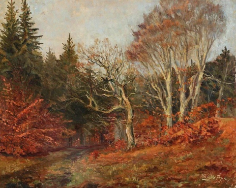 مشهد الغابة 1915