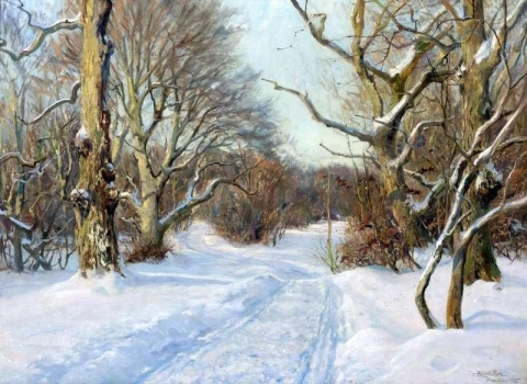 Зима в Эрмелундене 1925