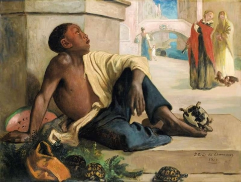 Продавец черепахи S в Венеции