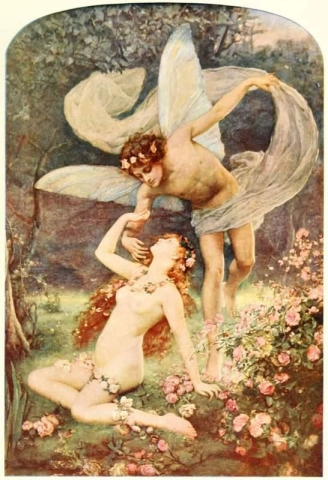 Zephyrus Wooing Flora Ca. 1888