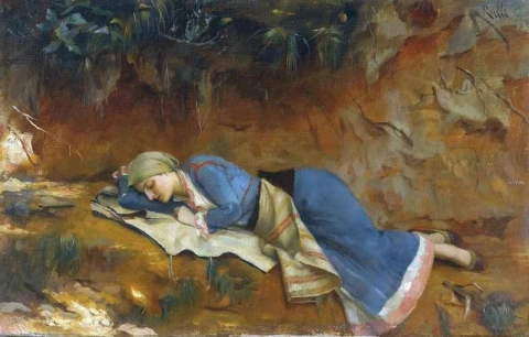 Resting Greek Girl