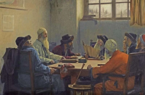Die sieben Rabbiner in Jerusalem