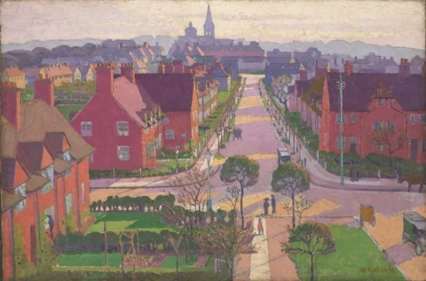 Hampstead Garden Suburb From Willifield Way Ca.1914