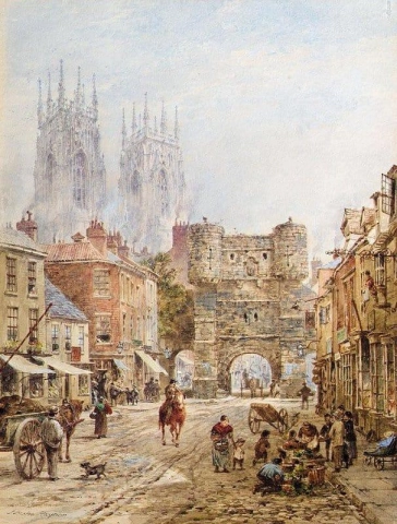 Uma vista de York
