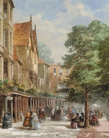 Pantiles Tunbridge Wells Kent noin 1858-60