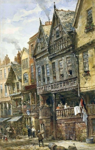 Уотергейт-стрит, Честер, 1870-1910 гг.