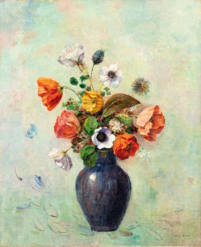 Anemones and Poppies noin 1914-1915